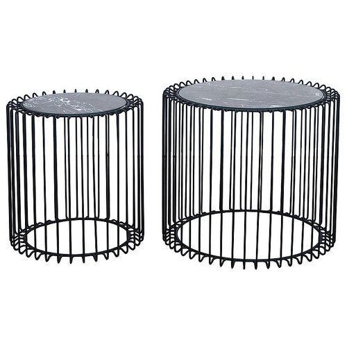 Molarem Home Set stolića LUCCA - staklo Slike