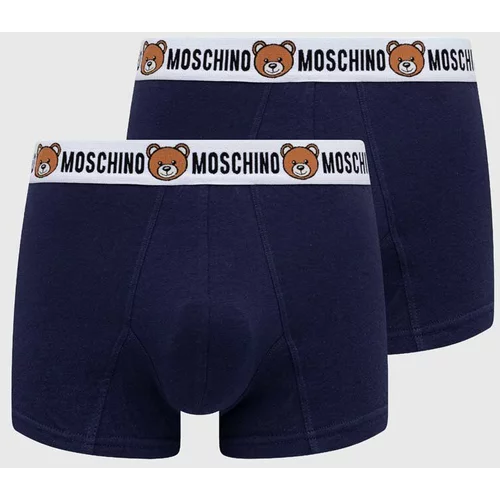 Moschino Underwear Bokserice 2-pack za muškarce, boja: tamno plava, 241V1A13864402