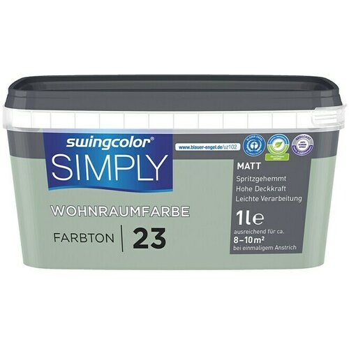 SWINGCOLOR NOTRANJA DISPERZIJSKA BARVA SIMPLY ŠT.23 (1 l, zelena) Cene