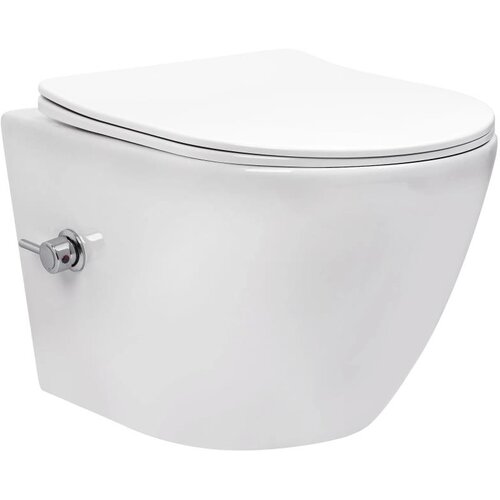  Stenska WC &scaron;koljka Carlo Lux Rimless s funkcijo bideja Cene