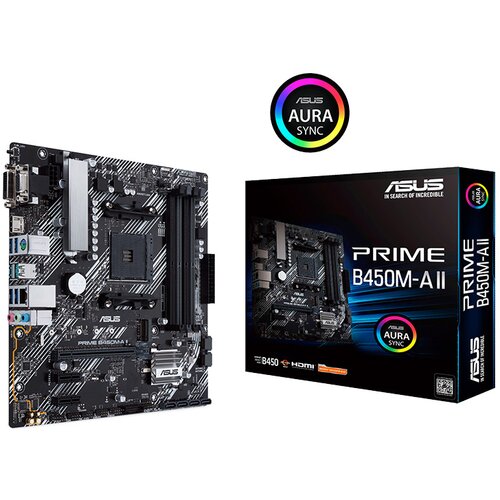 Asus MB PRIME B450M-A II AMD B450;AM4;4xDDR4 VGA,DVI,HDMI;micro ATX Cijene