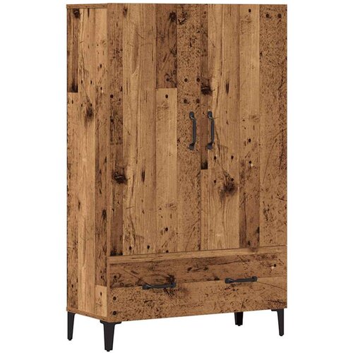 vidaXL Visoka deska Old Wood 70x31x115 cm Inženirski les Cene