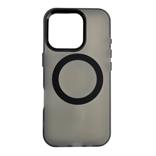 Silikonska futrola Magsafe FLURO COLOR Honor 600 Pro CRNA Slike
