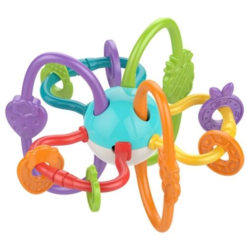 Bbo toys igračka za bebe lopta/glodalica sa vockicama 0m+ (HE0190) Cene