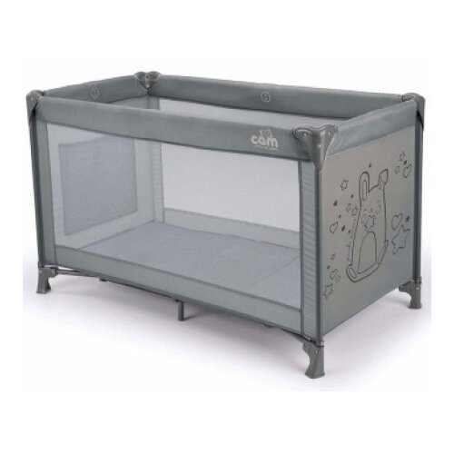 Cam Sonno prenosivi krevetac za bebe jedan nivo Grey Rabbit ( L-117.265 ) Slike