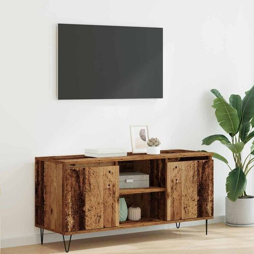 vidaXL TV ormar Staro drvo 104 x 35 x 50 cm Konstruirano drvo Cene