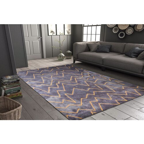 Conceptum Hypnose tepih Funk Chenille 58, 75x230cm, Tamnosivi Slike