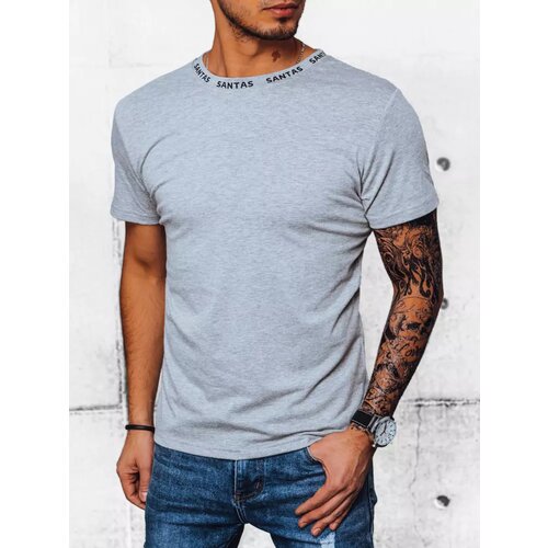 DStreet Men's T-shirt with light grey print Slike
