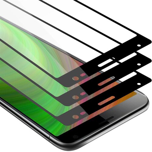 Cadorabo Sony Xperia 10 PLUS - Za&scaron;čitna folija v transparentno s čarno - 3-pack Kaljeno steklo za za&scaron;čito zaslona s trdoto 9H in 3D dotikom, (20562942) Cene