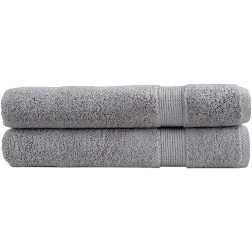 VidaXL Premium brisače za savno 2 kosa siva 80x200 cm 600 gsm bombaž Slike