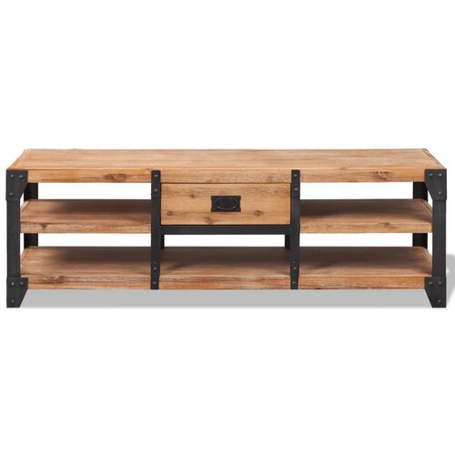 Maison Chic TV omarica - TV stojalo - Televizijska omarica iz trdnega akacijevega lesa 140x40x45 cm, (21702073) Cene
