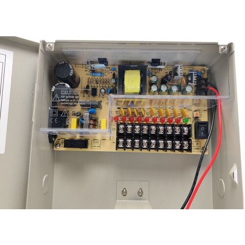 Gembird NAPRKU-12V/10A-9CH napajanje u kutiji sa rezervnim napajanjem(baterija se dokupljuje)(3729) Cene