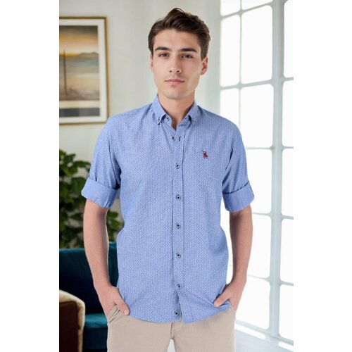 Dewberry G685 MEN&amp;#039;S SHIRT-NAVY-1 Slike