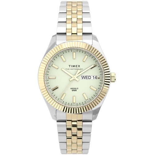 Timex Analogne ure ty577150 Pozlačena Slike