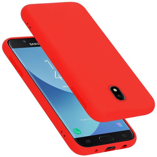 Cadorabo Ohi&amp;scaron;je, združljiv s Samsungom v tekoči rdeči barvi - za&amp;scaron;čitni pokrov iz fleksibilnega silikona TPU, (20583335) Slike