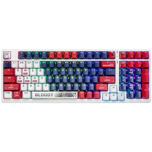 A4Tech BLOODY S98 USB Sports Navy mehanska tipkovnica (BLMS Red Switches), (21259957) Cene