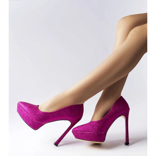 Gemre Pink Glitter Proulx Stilettos Cene