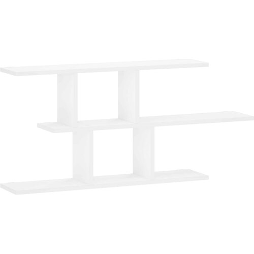  Zidna polica 100 x 17 x 45.5 cm prerađeno drvo Slike