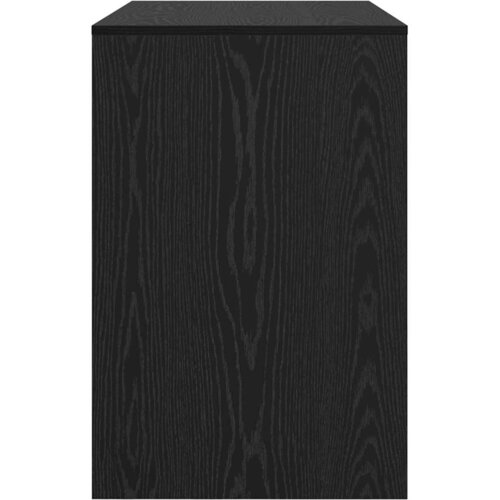  Stol s policom Crni hrast 102 x 50 x 75 cm Konstruirano drvo Slike