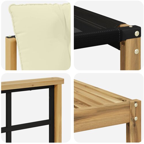  Set vanjskih sofa 9 kom. Bijela i krem Slike