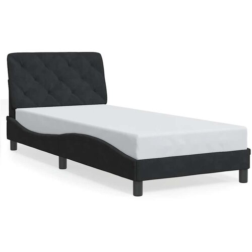  Okvir za krevet bez madraca crni 80x200 cm bar&amp;scaron;unasti Slike