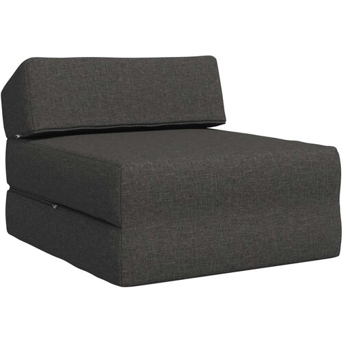 SOFA na razvlačenje Tamnosiva 60 x 70 x 41 cm Tkanina Slike