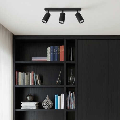  Brilagi - Stropno spot svetlo SELE MODERN 3xGU10/30W/230V crno Slike