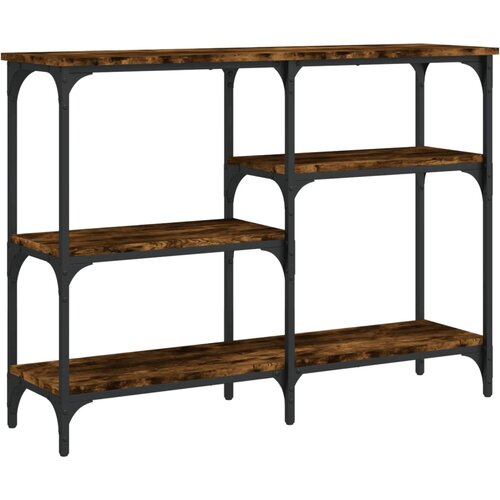 Konzolni stol boja hrasta 102x29x75 cm od konstruiranog drva Slike