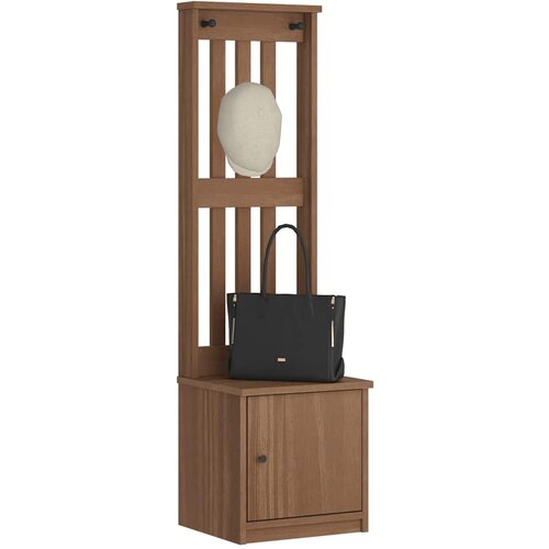 vidaXL Drvo za dvoranu SANDENS 45x40x159,5 cm puno drvo bor Cijene