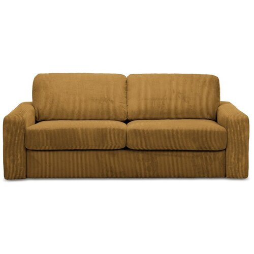 Makamii Senf žuta sklopiva sofa od samta 195 cm Nona – Cijene