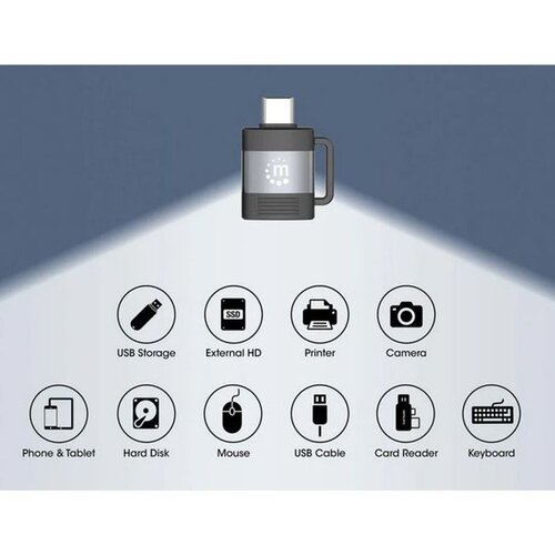  Adapter Manhattan 356329 USB 3.0 - USB-C M/F - F/M set 2 adaptera Slike