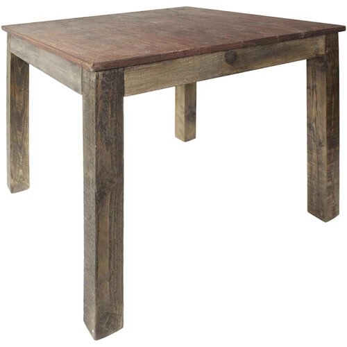  Blagovaonski stol od mije&amp;scaron;anog recikliranog drva 82x80x76 cm Slike