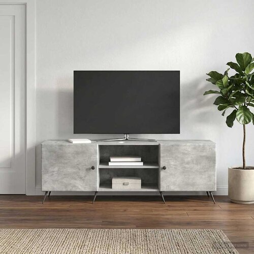  ormar 150 x 31 x 50 cm Betonska siva Konstruirano drvo Cijene