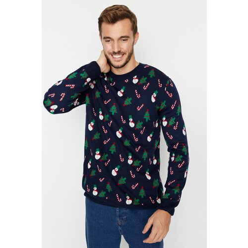 Trendyol Sweater - Navy blue - Regular Slike