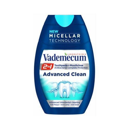 Vademecum advanced clean 2in1 pasta za zube 75ml Slike