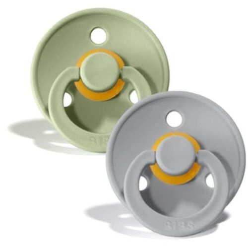 Bibs Colour dude (okrugle) Sage/Cloud (vel.1) Cene