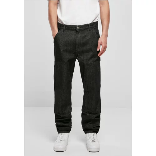 UC Men Double Knee Jeans realblack washed