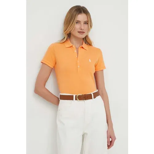 Polo Ralph Lauren Polo majica za žene, boja: narančasta