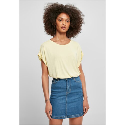 UC Ladies Women's Modal T-Shirt with Extended Shoulder - Soft Yellow Slike
