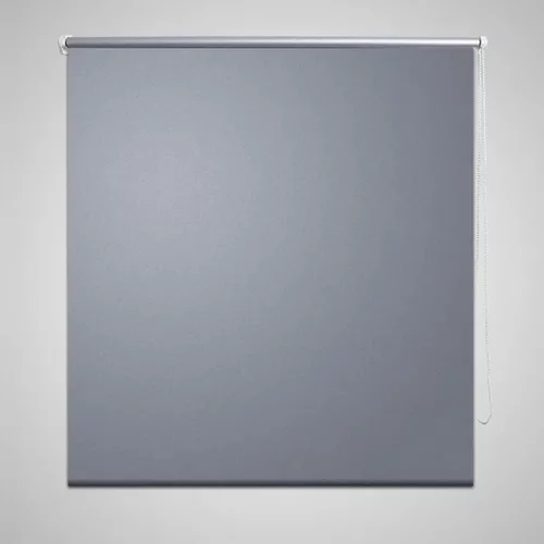 vidaXL Roleta za okna 100 x 230 cm siva