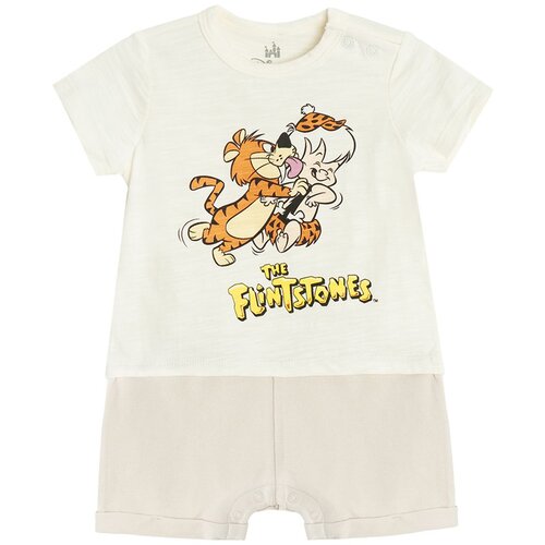 Cool club pajac z rokavi KR KH LCB3002640 FLINSTONES F bela 80 Cene