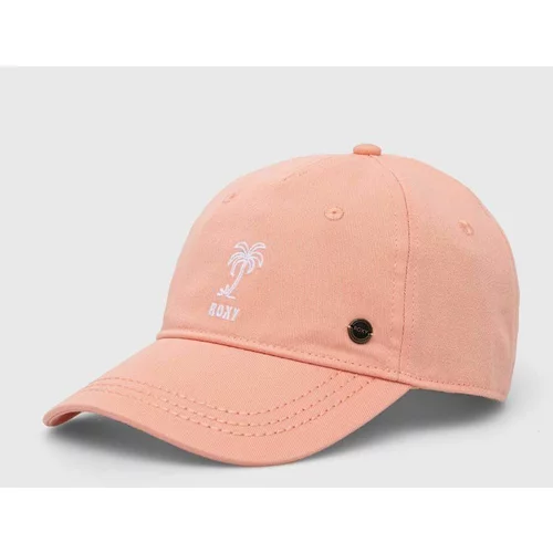 Roxy Bombažna bejzbolska kapa oranžna barva