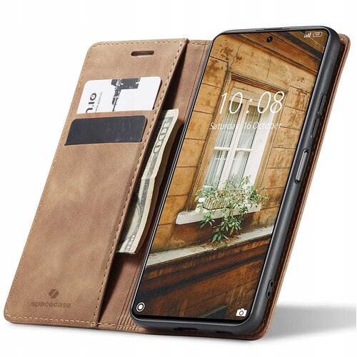 Spacecase OVITEK DENARNICA ZA XIAOMI MI 10T LITE SVETLO RJAVA, (21962532) Cene