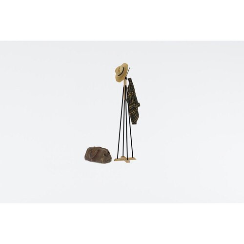 Woody Fashion Foley - Oak OakBlack Coat Hanger Slike