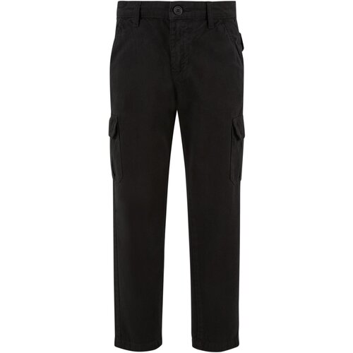 Urban Classics Boys&amp;#039; Straight Leg Cargo Pants Black Slike