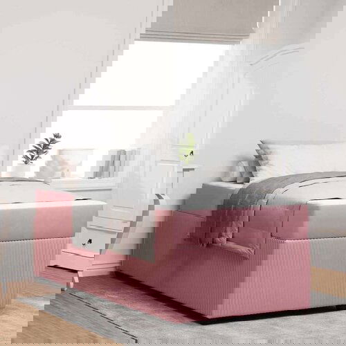  Okvir kreveta s madracem Ružičasta 100 x 200 cm Bar&amp;scaron;un Slike