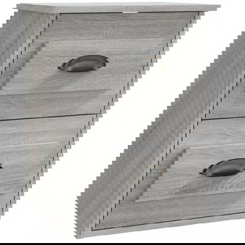 Maison Chic StenskaNočna omarica - Nočna miza siva Sonoma 41,5x36x53 cm, (21688516) Cene