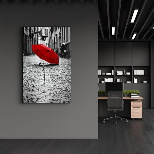 WALLXPERT Dekorativna slika na kaljenom staklu, 46x72cm, Šarena Cene