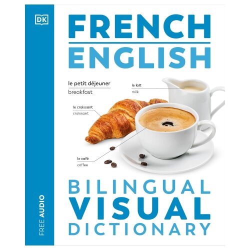 The Book Service Limited D.K. Publishing - French English Bilingual Visual Dictionary Cene
