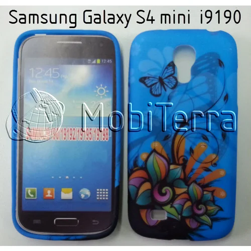  Gumijasti / gel etui Art za Samsung Galaxy S4 mini - Blue Butterfly